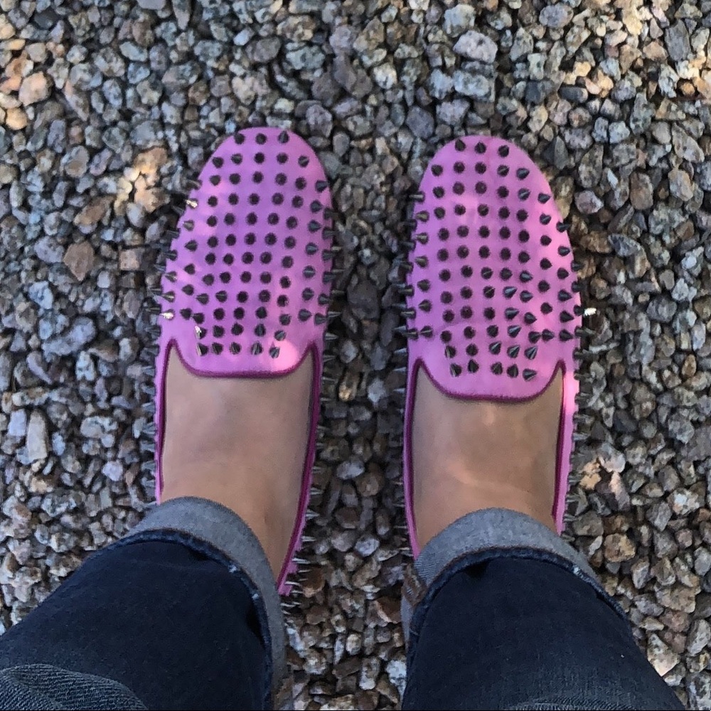 UNIF Pink Hell-raiser Loafers